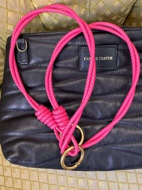 Parker Thatch pink rope strap